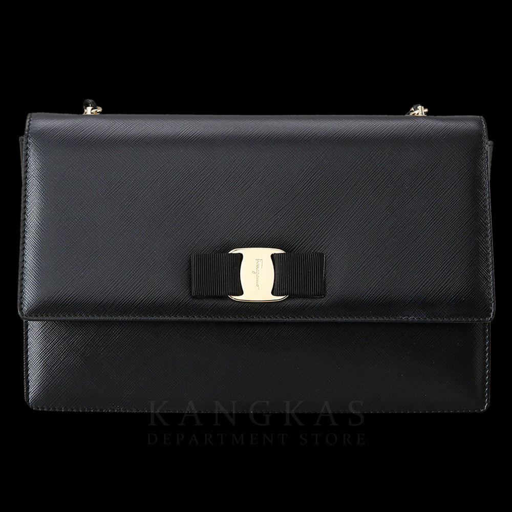 FERRAGAMO(USED)페레가모 바라리본 체인 숄더백